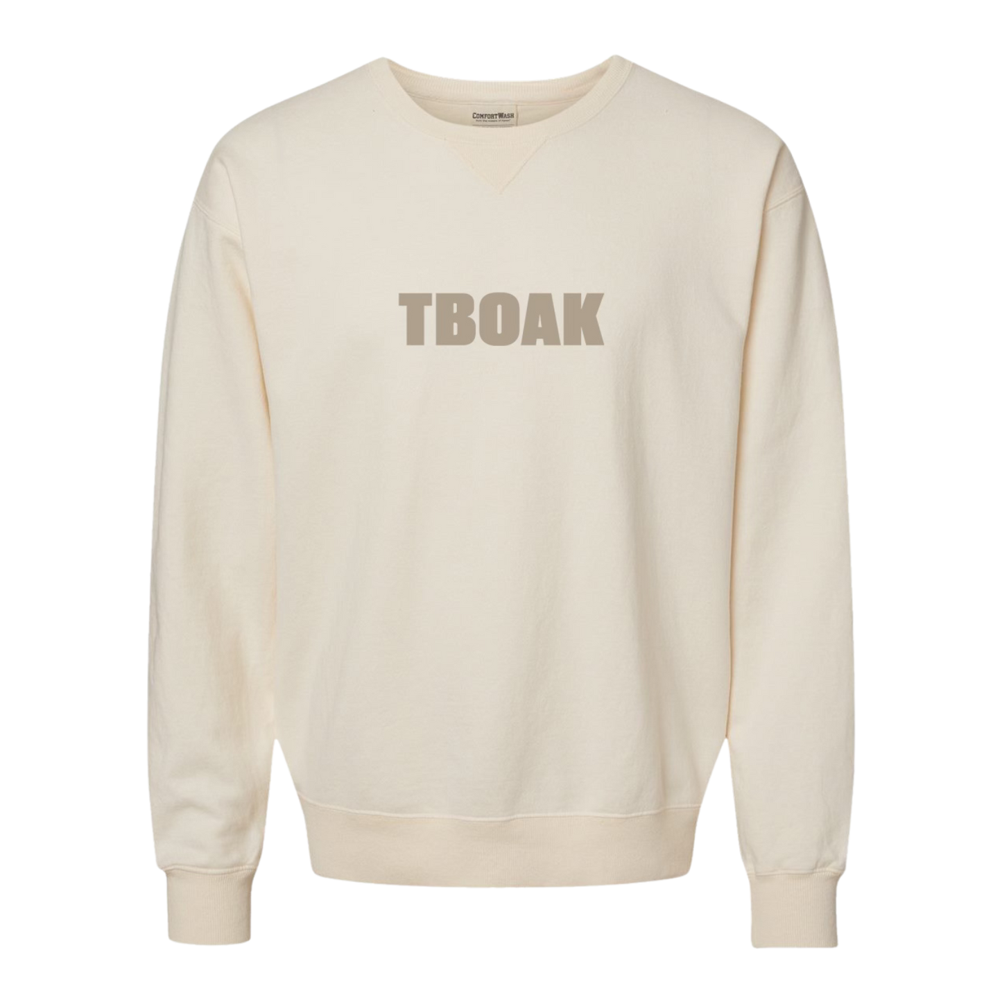 TBOAK Cream Crewneck Sweatshirt