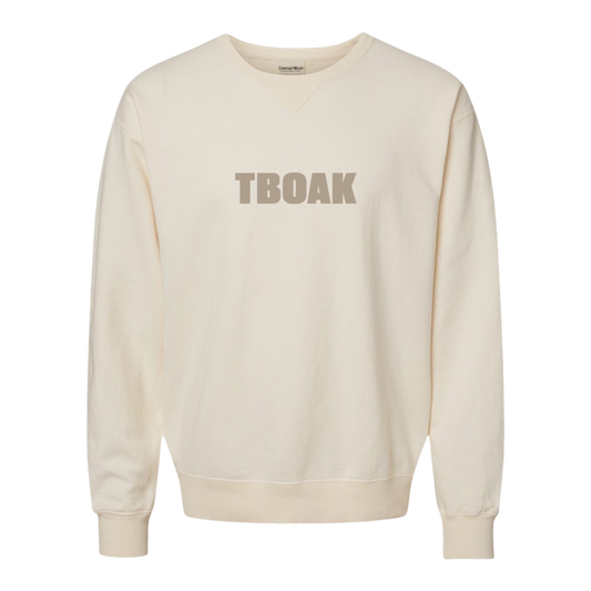 TBOAK Cream Crewneck Sweatshirt